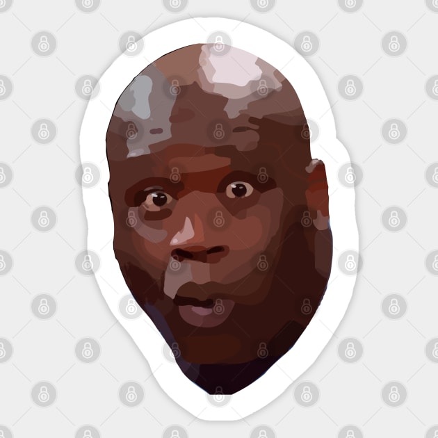 Shaquille O’neal Funny Face Sticker by Playful Creatives